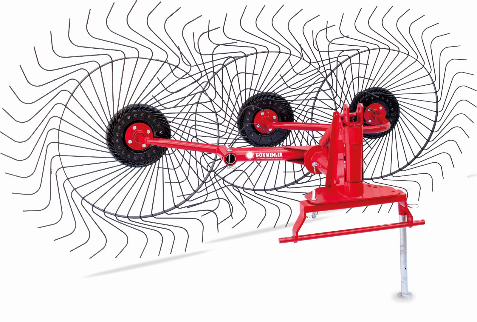3'lü Ot Toplama Tırmığı
