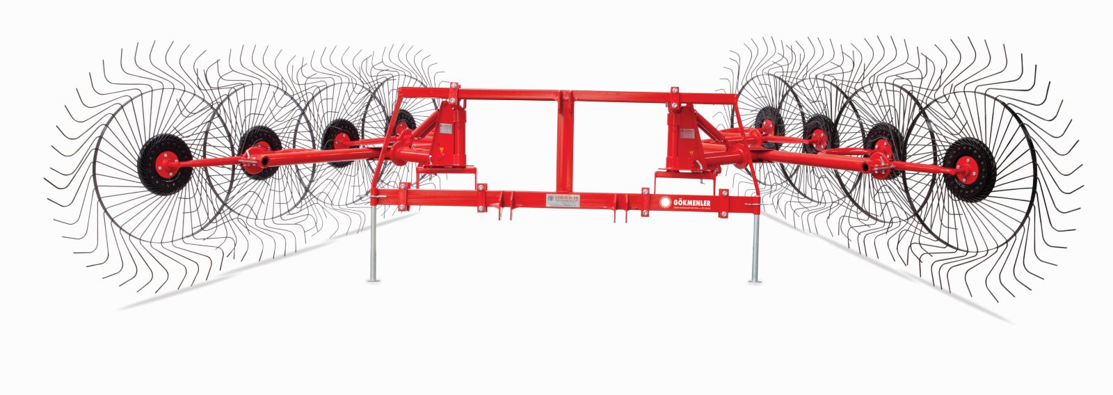 8'li V Tipi Ot Toplama Tırmığı